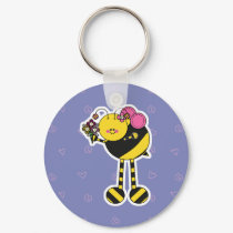 Cute Girl Bumble Bee keychains