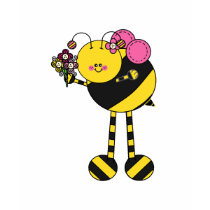 Cute Girl Bumble Bee t-shirts