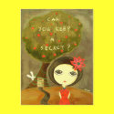 Cute Girl - Can You Keep A Secret? postcards