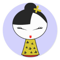 Cute Girl Doll stickers