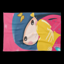 Cute Girl Kitchen Towel kitchen towels