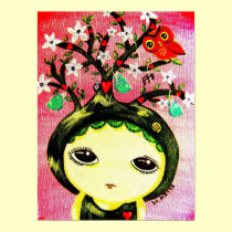 Cute Girl - She Grows A Tree posters