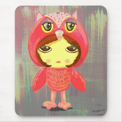 Cute Girl - Sonia 2047 Mouse Mats by udonchow