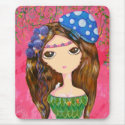 Cute Girl - The Forest Guadian mousepads by udonchow Cute Girl - The Forest Guadian mousepads