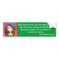 Cute Girl - The Forest Guardian bumper stickers by udonchow Cute Girl - The Forest Guardian bumper stickers