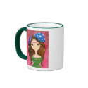 Cute Girl - The Forest Guardian mugs