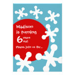 Cute Girl's Birthday Party Invitation invitations