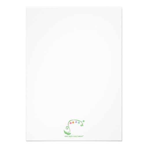 Cute girl's flying fairy birthday party invitation