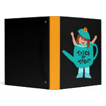Cute Girls Halloween Binder
