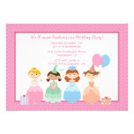 Cute girl's princess birthday party invitation invitations