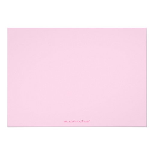 Cute girl's sleepover birthday party invitation