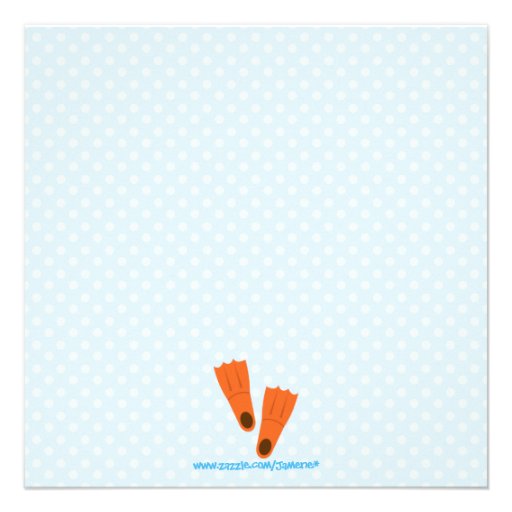 Cute girl's summer pool party birthday invitation