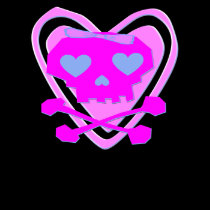 CUTE & GIRLY EMO SKULL & CROSSBONES t-shirts by psychokiller138 CUTE & GIRLY EMO SKULL & CROSSBONES t-shirts