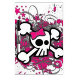 Cute Girly Skull Dry Erase Boards