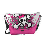 Cute Girly Skull Messenger Bag