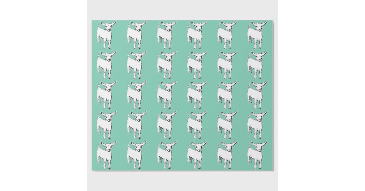 Cute Goat Kid Gift Wrapping Paper Zazzle