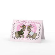 Cute Goat Valentine