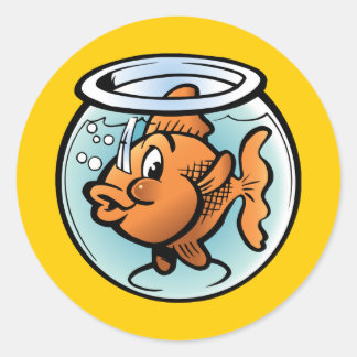 Goldfish Stickers | Zazzle