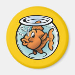 Cute Goldfish Refrigerator Magnets
