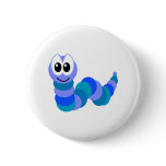 Cute Goofkins caterpillar Pinback Button