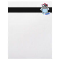 Cute Goofkins hippo pirate Letterhead