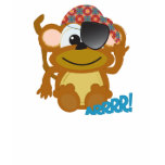Cute Goofkins monkey pirate Tee Shirt