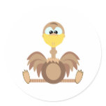 Cute Goofkins ostrich Stickers