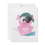 Cute Goofkins piggy pirate Invite