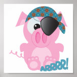 Cute Goofkins piggy pirate posters