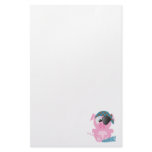 Cute Goofkins piggy pirate Custom Stationery