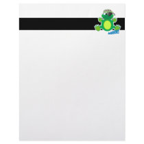 Cute Goofkins pirate froggy Letterhead Design