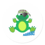 Cute Goofkins pirate froggy Stickers