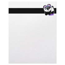 Cute Goofkins pirate panda Letterhead Template