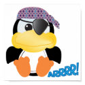 Cute Goofkins pirate penguin posters by goofkins Cute Goofkins pirate penguin posters