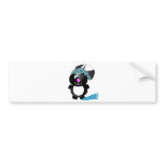 Cute Goofkins skunk pirate Bumper Sticker