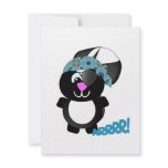 Cute Goofkins skunk pirate Custom Invites