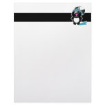 Cute Goofkins skunk pirate Letterhead Design