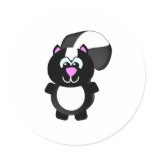 Cute Goofkins skunk Sticker