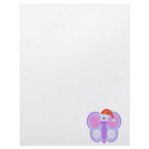 Cute Goofkins Xmas butterfly santa letterhead