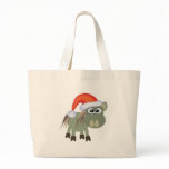 Cute Goofkins Xmas donkey santa Canvas Bags