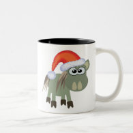 Cute Goofkins Xmas donkey santa Mug