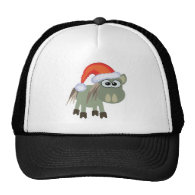Cute Goofkins Xmas donkey santa Trucker Hat