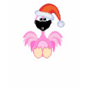 Cute Goofkins Xmas flamingo santa t-shirts