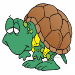 cute goofy cartoon turtle character cut outs
