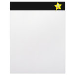 cute goofy star cartoon smiley letterhead