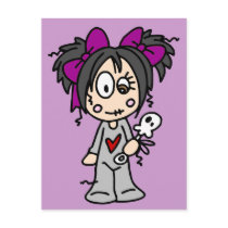 Cute Goth Baby postcards