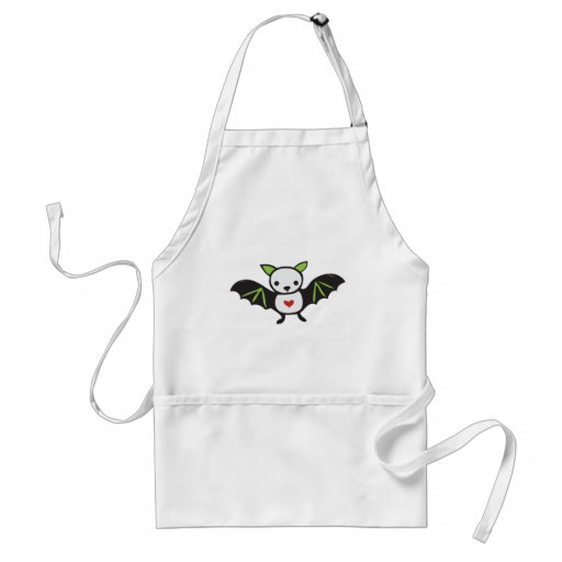 Cute Goth Bat Aprons