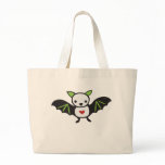 Cute Goth Bat Tote Bag