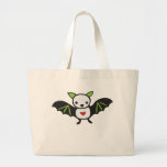 Cute Goth Bat Tote Bag