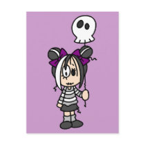 Cute Goth Girl postcards